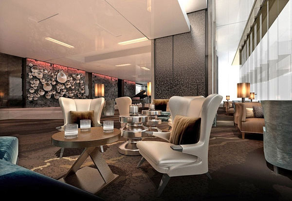 廣州希爾頓五星級(jí)酒店餐廳設(shè)計(jì)