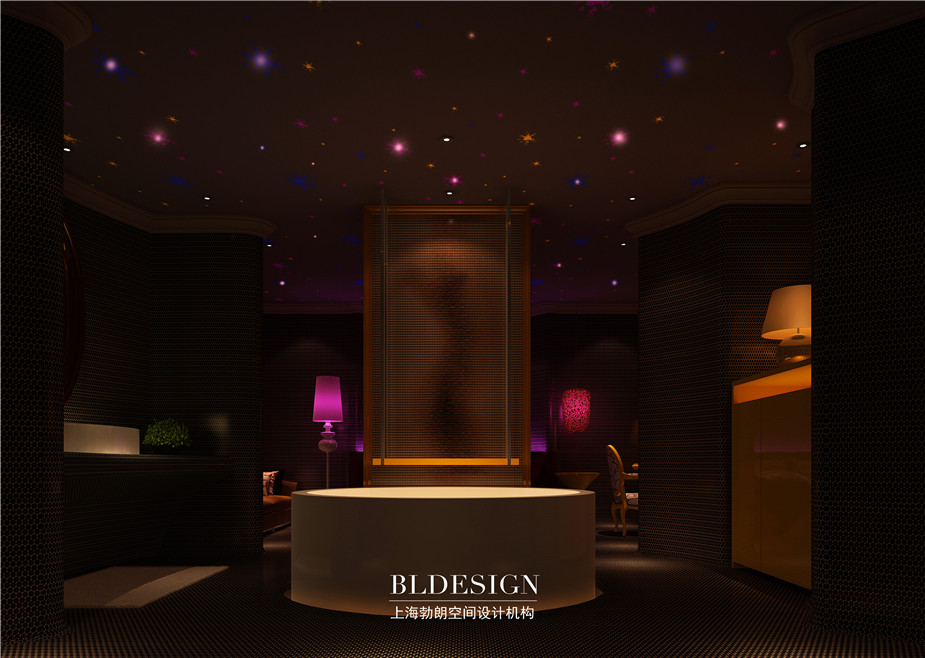 星空般的情侶主題酒店客房空間