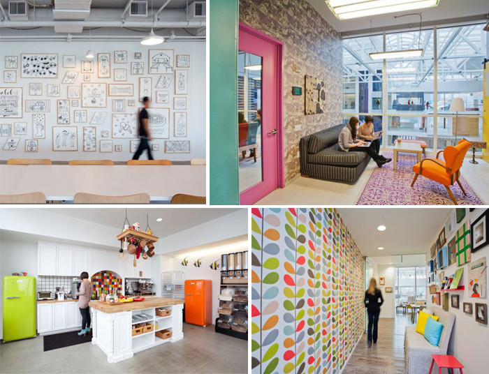 色彩明亮的辦公空間設(shè)計(jì)欣賞