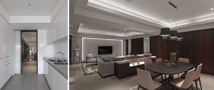 現(xiàn)代風格別墅餐廳設計效果圖