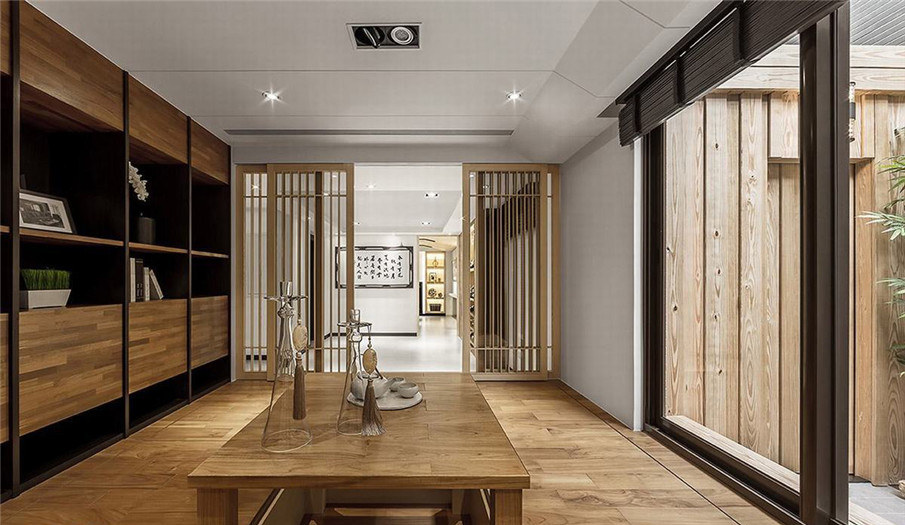 鄭州現(xiàn)代禪意自然·光感獨棟別墅裝修設(shè)計案例