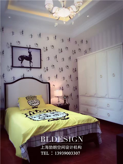 駐馬店東方寶驛別墅樣板間兒童房裝修設(shè)計實景圖