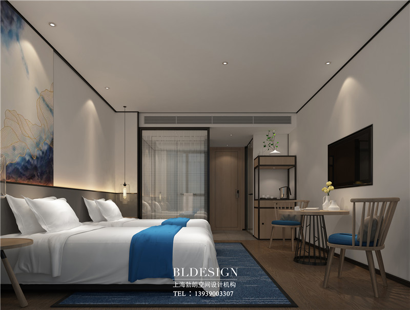 鄭州仟那新中式連鎖精品酒店大廳裝修設(shè)計方案