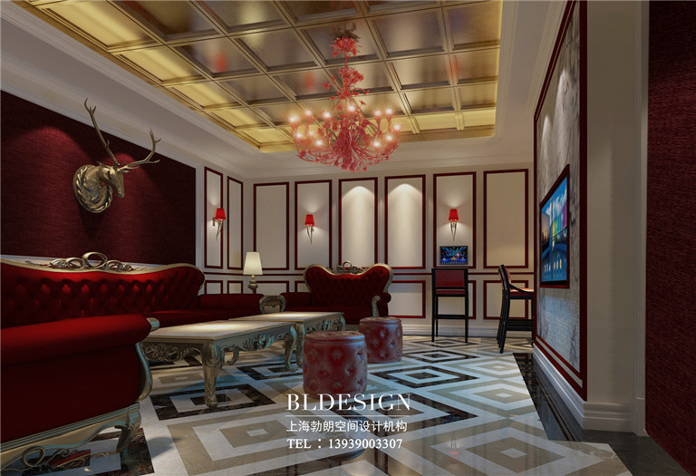 登封中州華鼎高端奢華商務KTV包廂設計效果圖