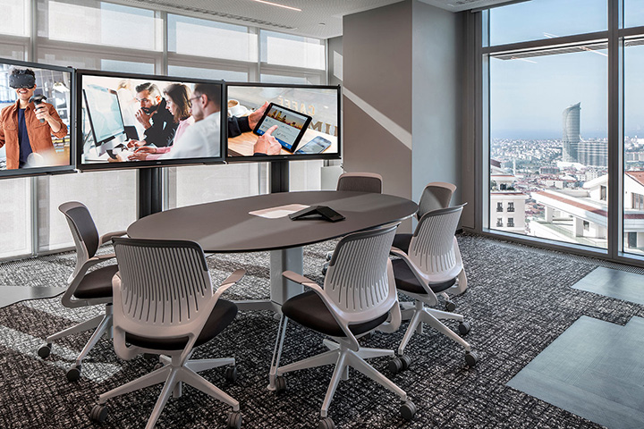 優(yōu)雅奶奶灰  SAP土耳其總部辦公室設(shè)計方案