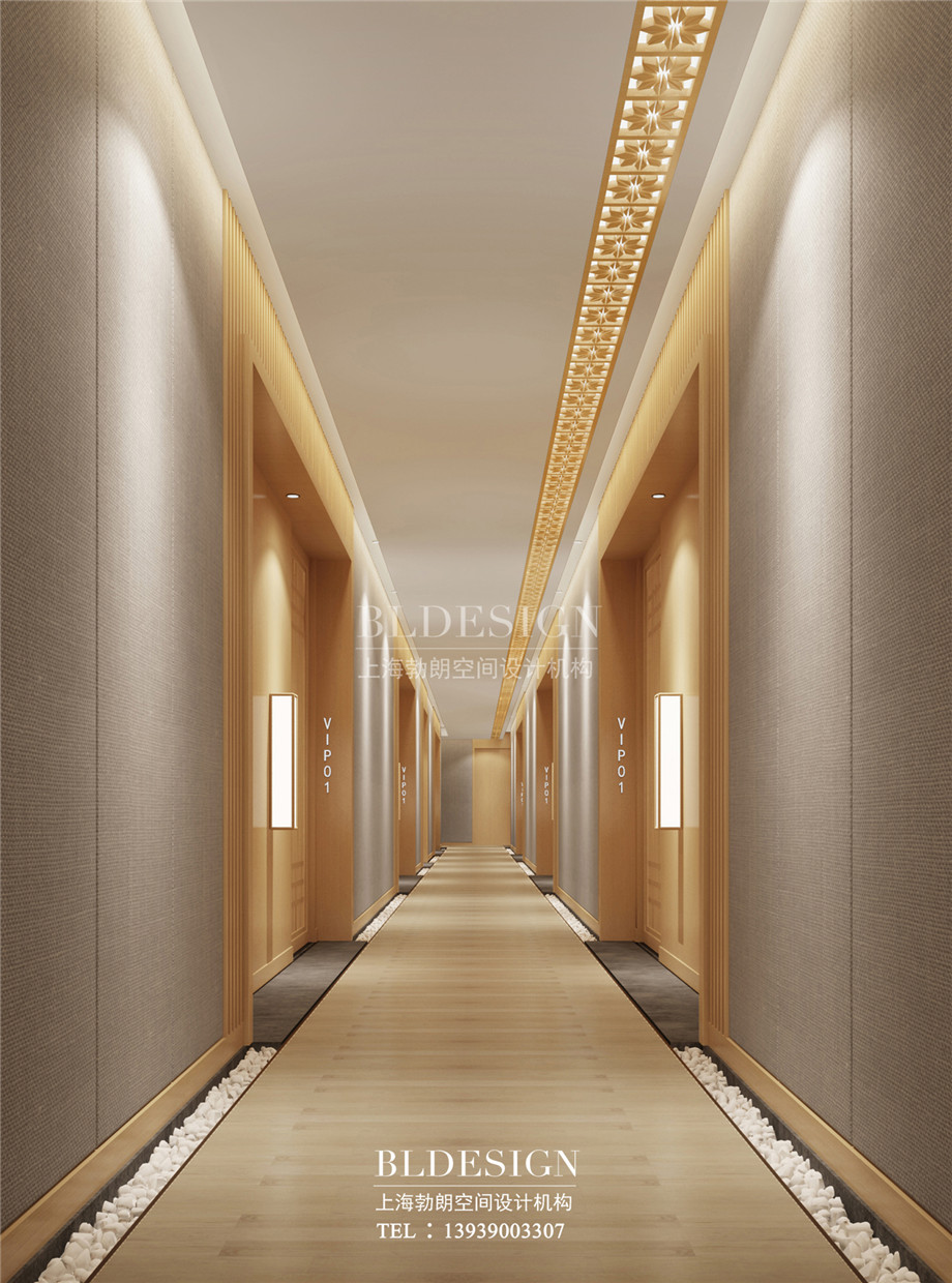 鄭州蘭亭水岸湯泉汗蒸館設計案例效果圖