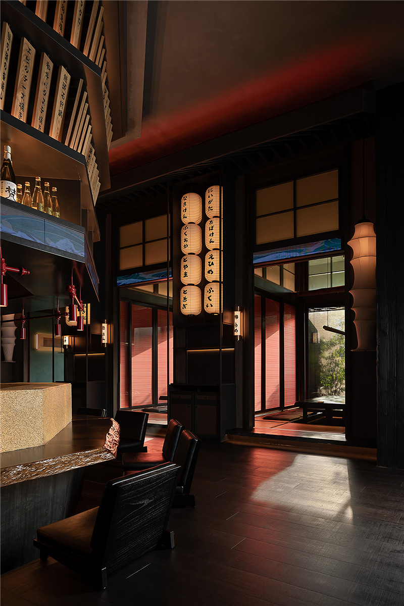 杭州上隱高級(jí)日式料理餐廳設(shè)計(jì)案例