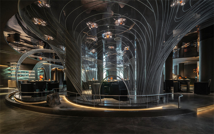 現(xiàn)代游園藝術(shù)  杭州西湖塔宴中餐廳設(shè)計(jì)賞析