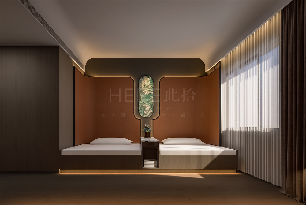 邯鄲水鏡湯泉·足道會(huì)所足浴房裝修設(shè)計(jì)方案